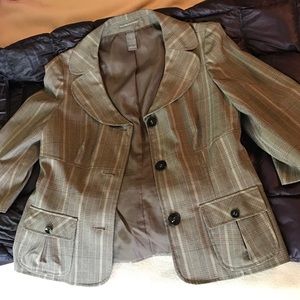 Hillard & Hanson 3/4 sleeve blazer